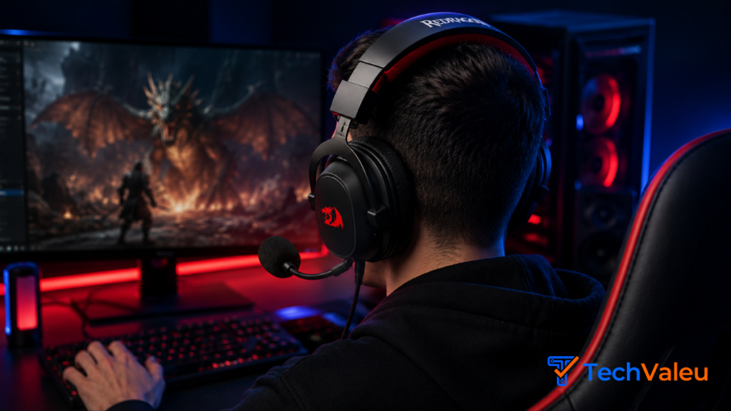 Redragon Zeus H510-Pro Wireless Vale a Pena? O Review Sincero e Definitivo! 4 Headset Redragon H510-Pro Zeus Wireless