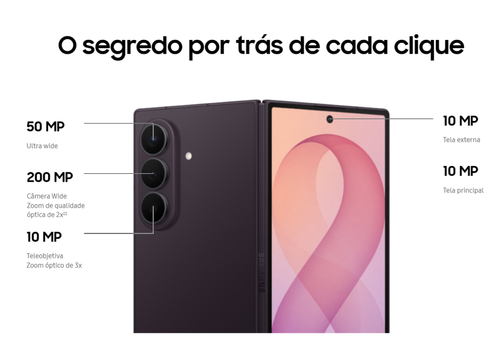 Samsung Galaxy Z Fold 8 Chegou! Veja Tudo o Que Mudou 7 Galaxy Z Fold 8 e Fold 8 Ultra foram lançados oficialmente. Veja ficha técnica completa, preço e se vale a pena comprar ou esperar.
