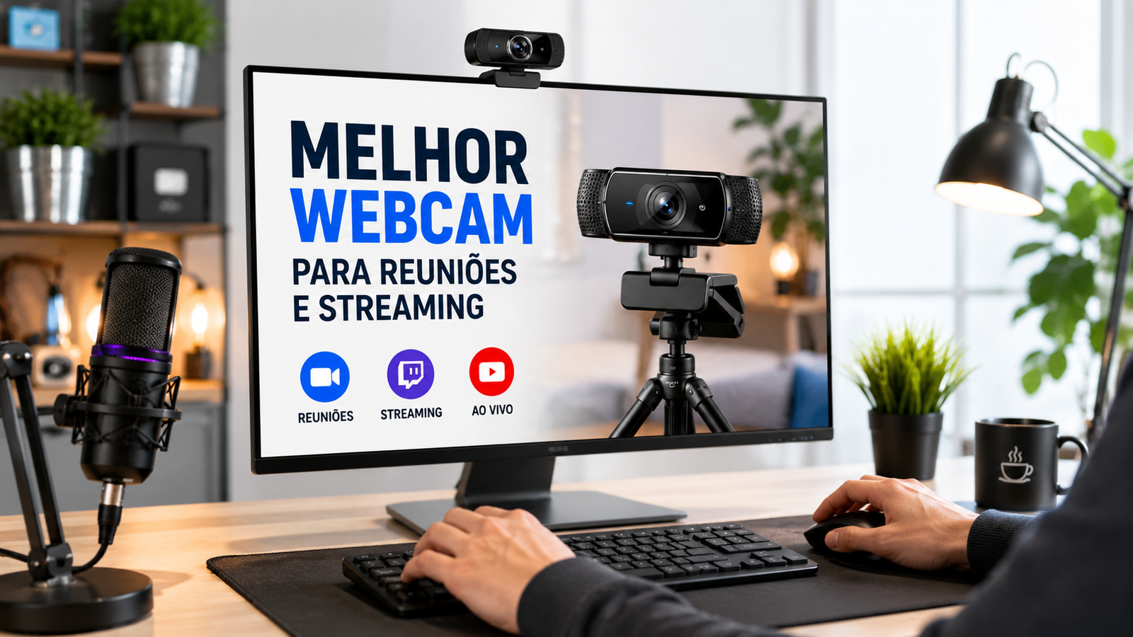 MELHOR WEBCAM PARA REUNIÕES E STREAMING